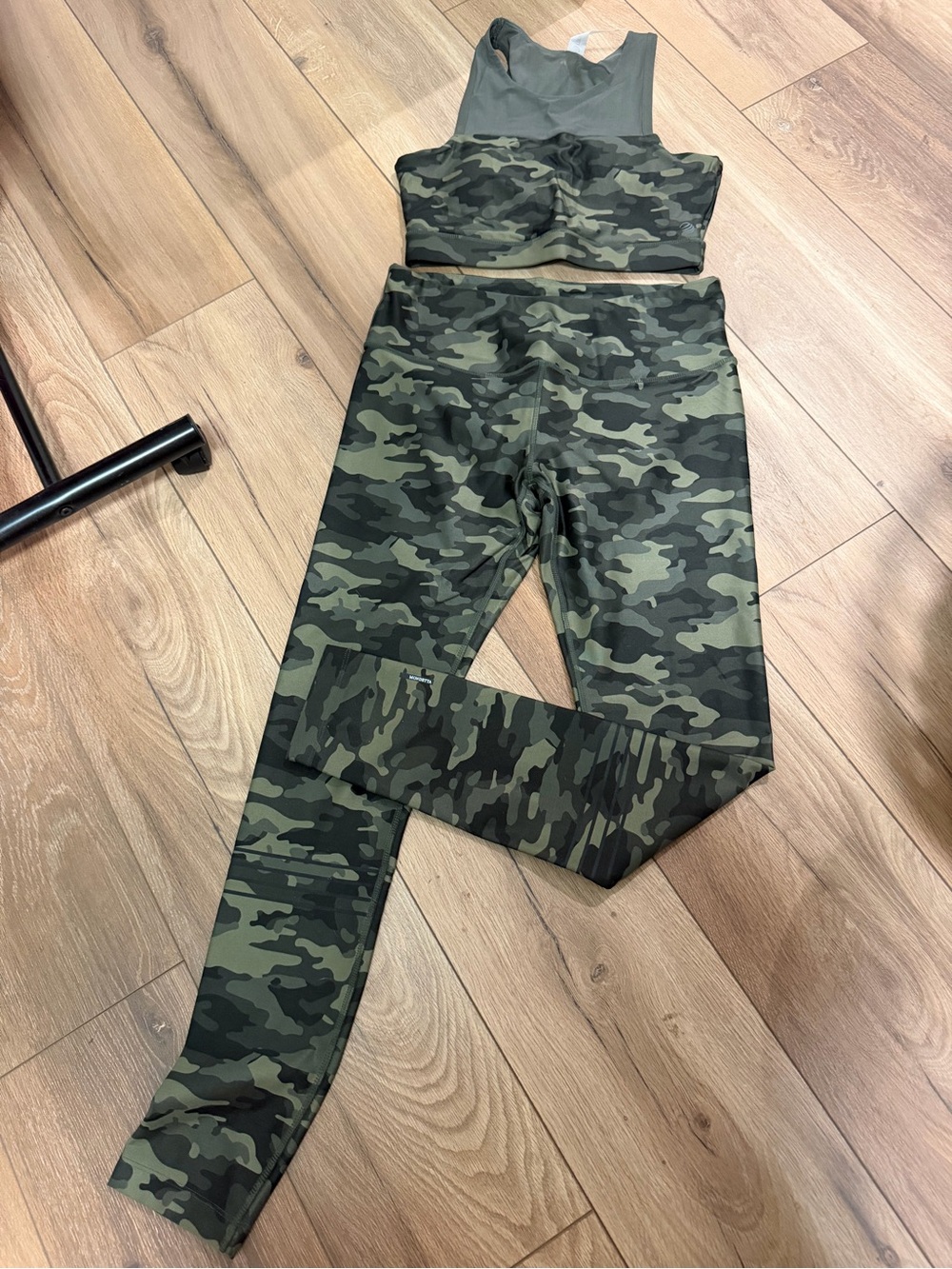 Mondetta Green Camo Active Tank Top